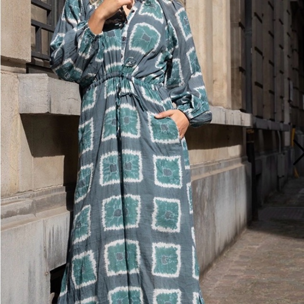Maison Hotel Dress, sinched waist and pockets